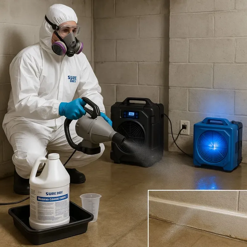 Sanitization and Odor Removal process in Saint Anne, IL