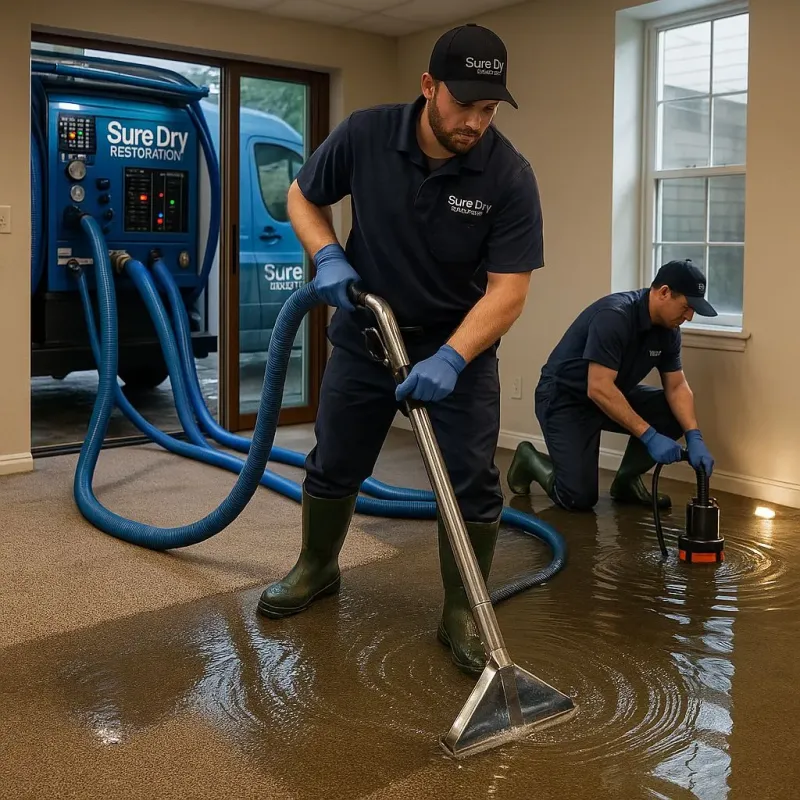 Water Extraction and Removal process in Saint Anne, IL